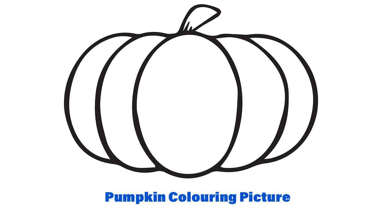Pumpkin Colouring Picture