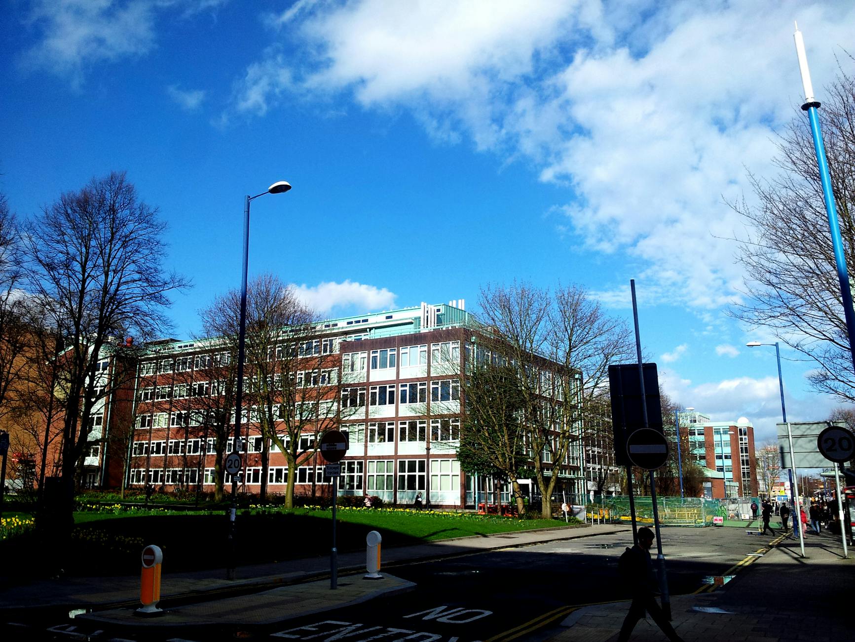 white and brown building