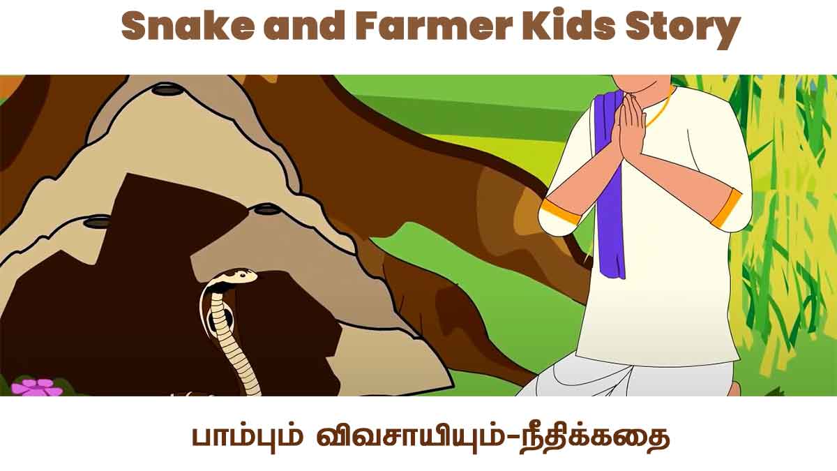 Snake and Farmer Kids Story