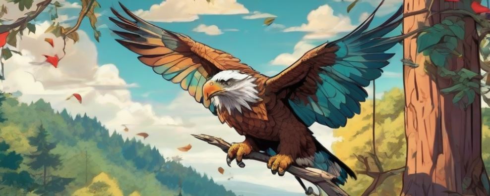 The Eagle & the Kite Aesop Fables with moral story