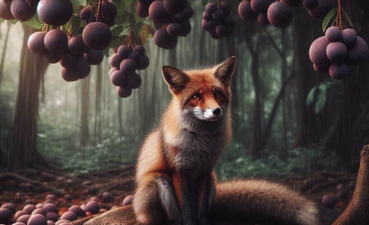 The Fox The Crow and The Fruit Tree - காக்காயும் நரியும்