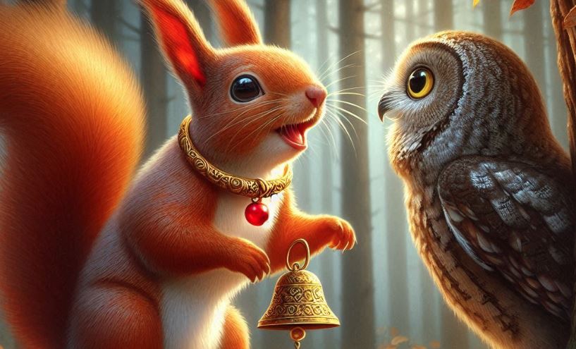 The Wise Owl and the Greedy Squirrel - ஆந்தையும் பேராசை அணிலும் :- ஒரு மிக பெரிய காட்டுல ஒரு அணில் வாழ்ந்துகிட்டு வந்துச்சு 