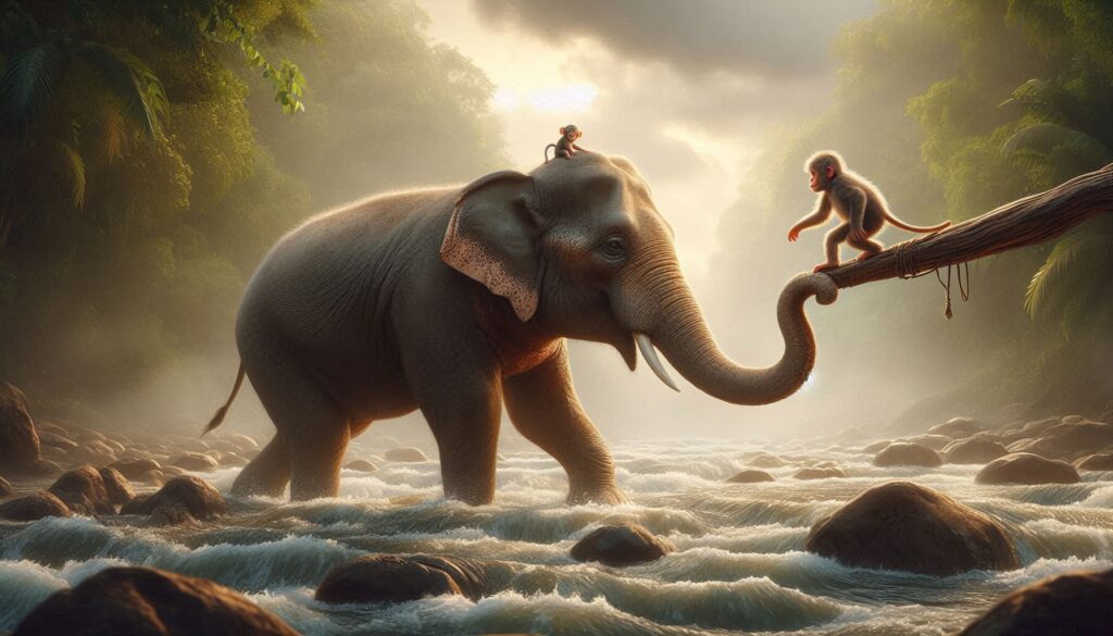 யானையும் பாலமும் -The Elephant's Living Bridge