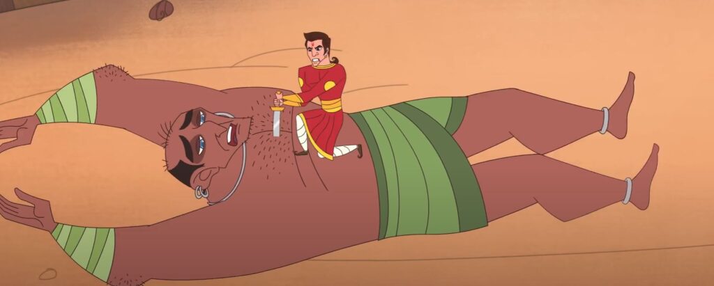 Vikram and Betal Story in Tamil -4 Veer win the battle with the giant