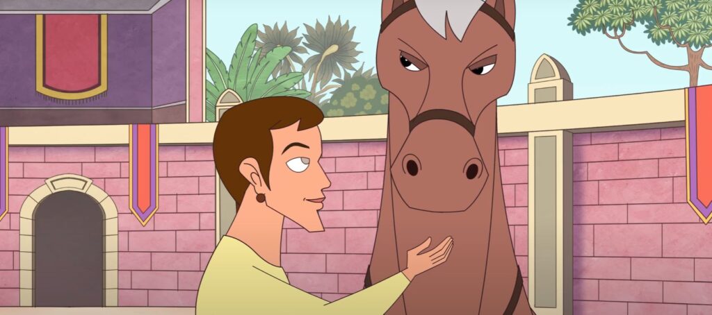 Vikram and Betal Story in Tamil -5 the first son rub the horse and tell about it
