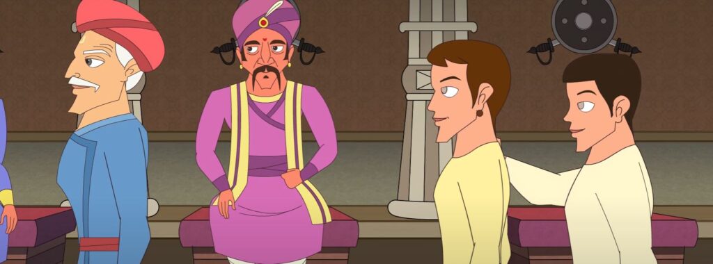 Vikram and Betal Story in Tamil -5 a old man and his two blind sons come to meet king