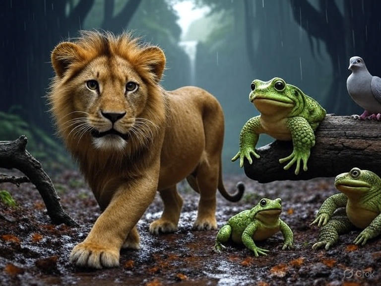 சிங்க ராஜா - அமைச்சர் தேர்வு - Minister Election -Animal Story in Tamil