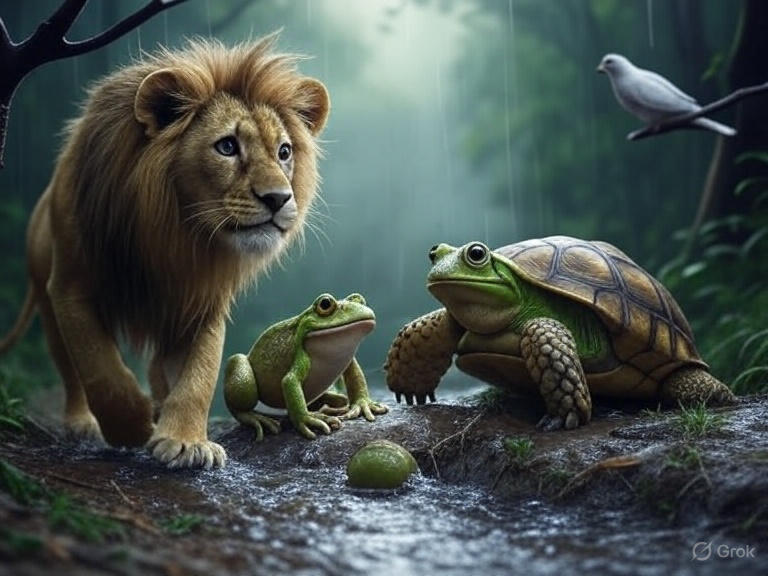 சிங்க ராஜா - அமைச்சர் தேர்வு - Minister Election -Animal Story in Tamil