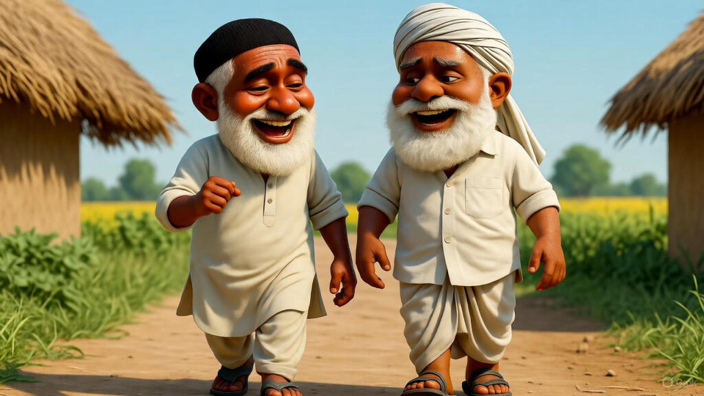 Mulla and Friend Begin the Journey