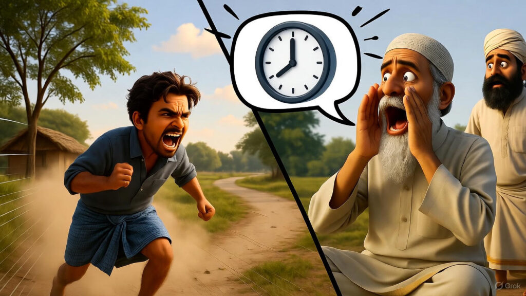 Traveler Loses Patience, Walks Away Angry