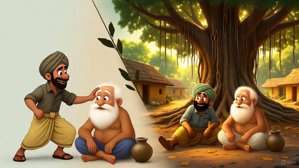 Friend Teases About Saintly Guise