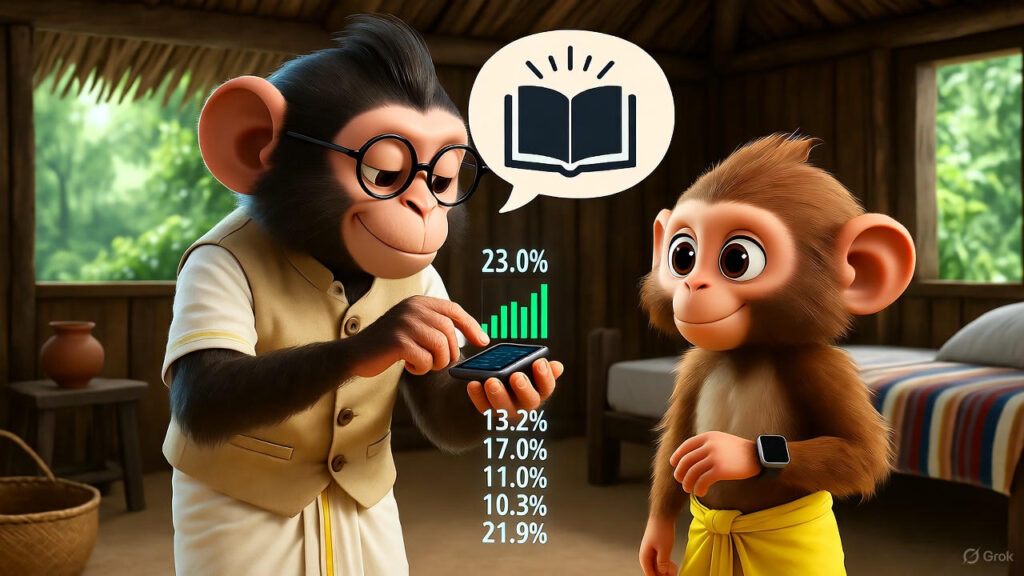 City monkey loads info and teaches use