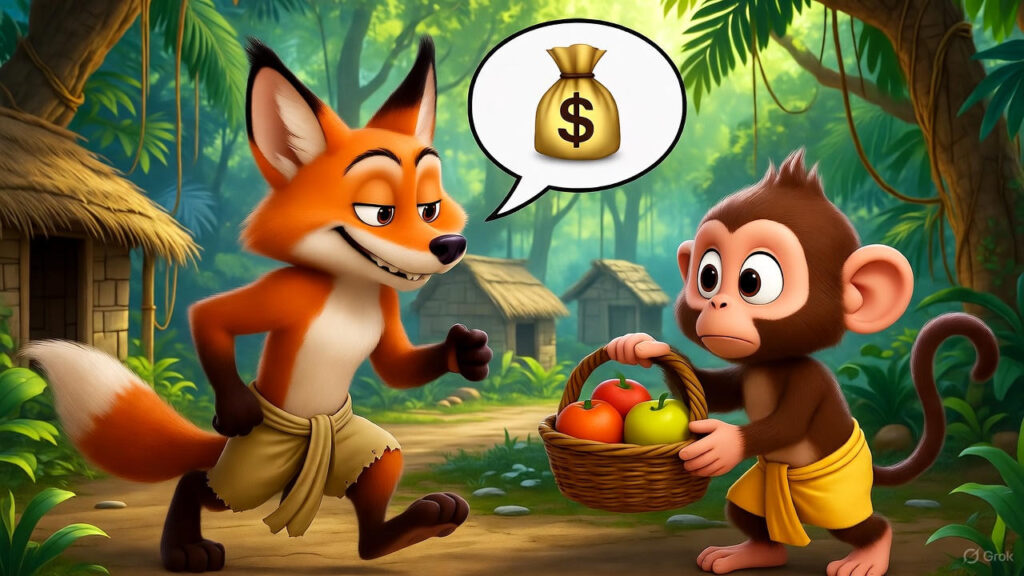Fox tricks Mangu, buys all fruits cheaply