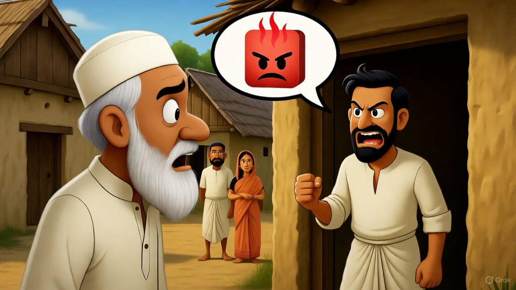 Angry Neighbor at Mulla’s Door