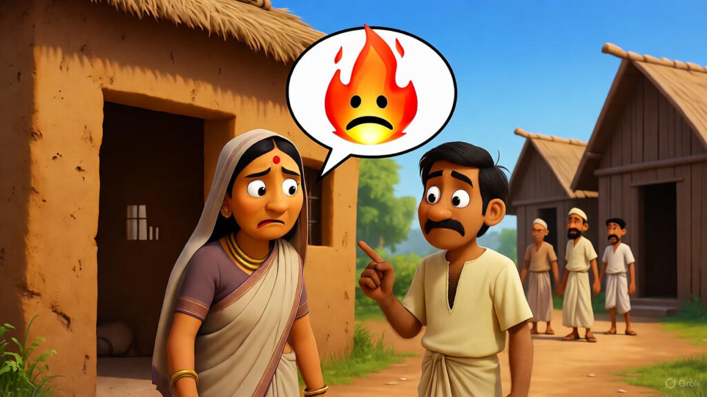 Neighbor’s Wife Prepares to Confront