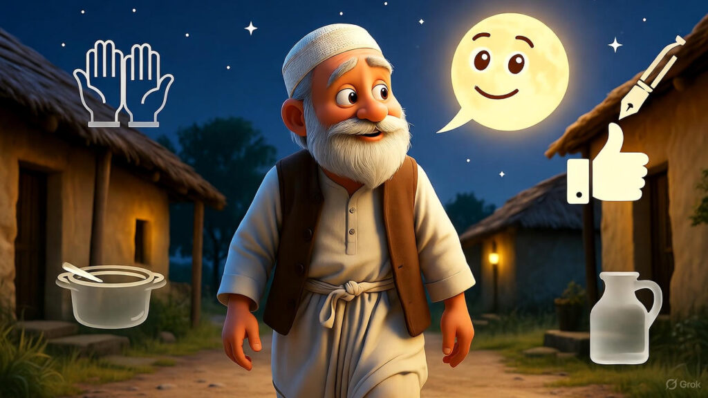 Mulla's Satisfaction and the Moral Lesson