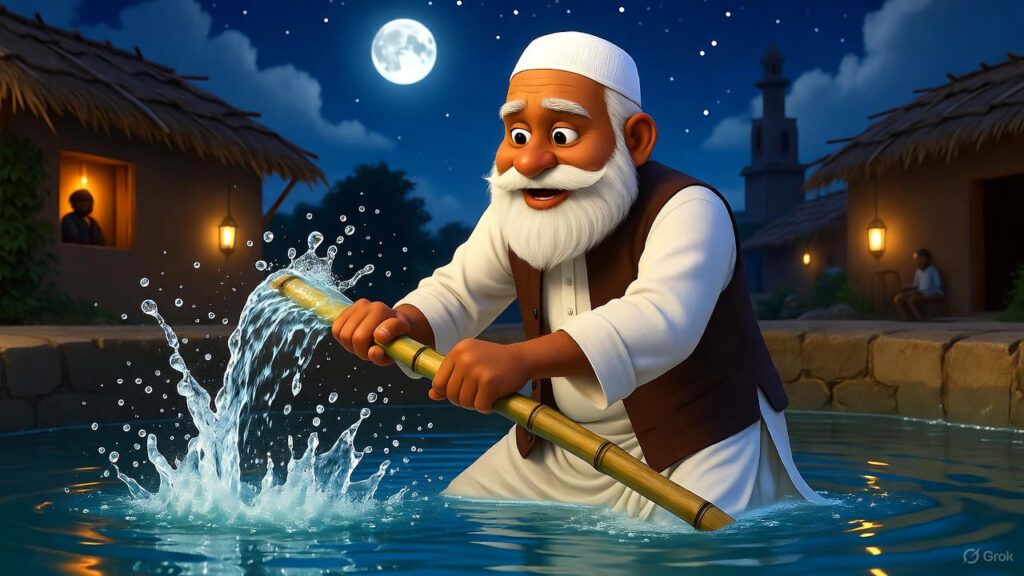 Mulla Rescues the "Fallen" Moon