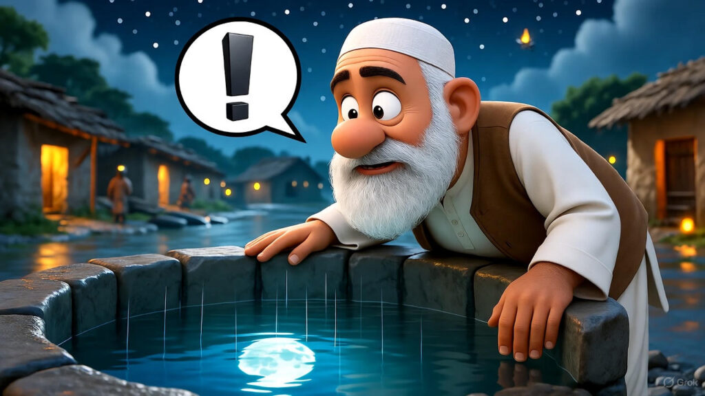 Mulla Sees the Moon in the Well