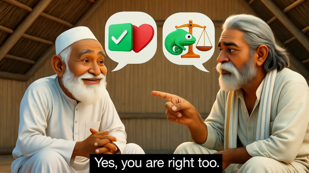 Mulla's Response to the Panchayat Leader and Leader's Further Question