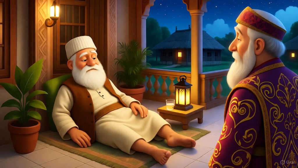 Mulla Rest in the tarace of the palace