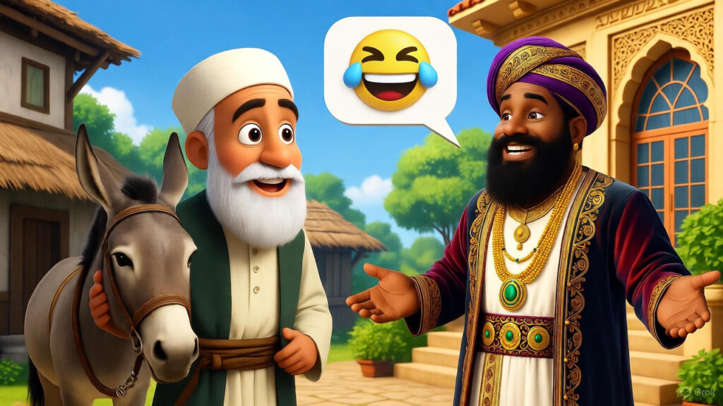 Mulla Friend pose as a rich man