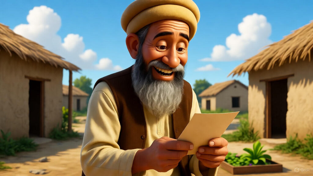 Happy Mulla Seeing Friends Letter