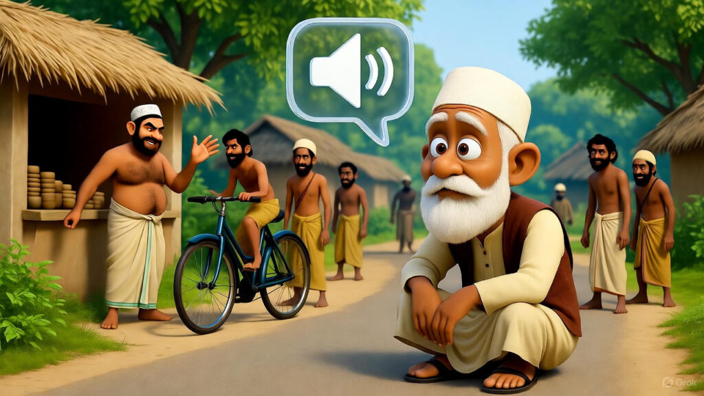 Mulla Hears Noise from the Bicycle Shop