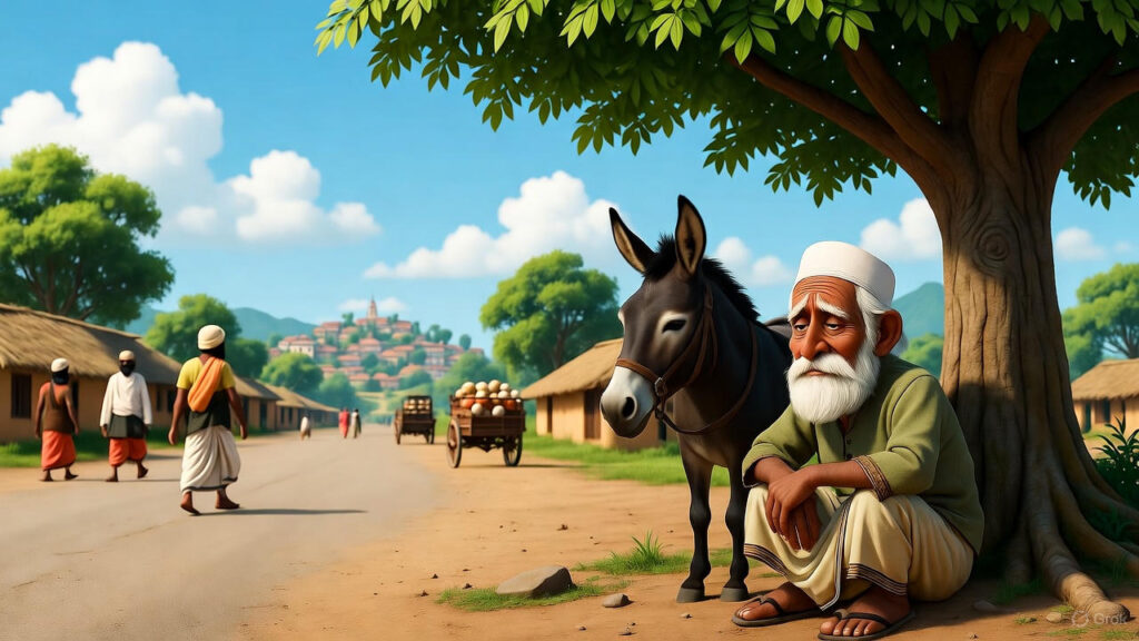 Mulla Rests Under a Tree