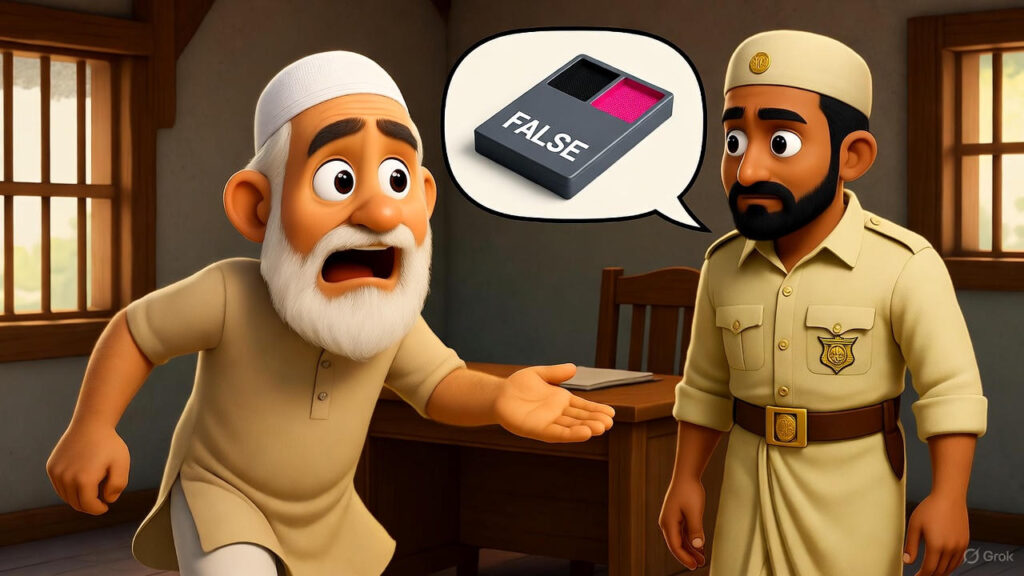 Mulla Rushes Back to the Prison Officer