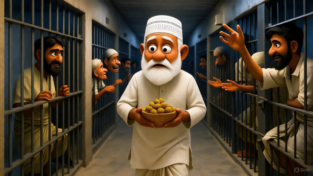 Mulla Continues Distributing Sweets to All Prisoners