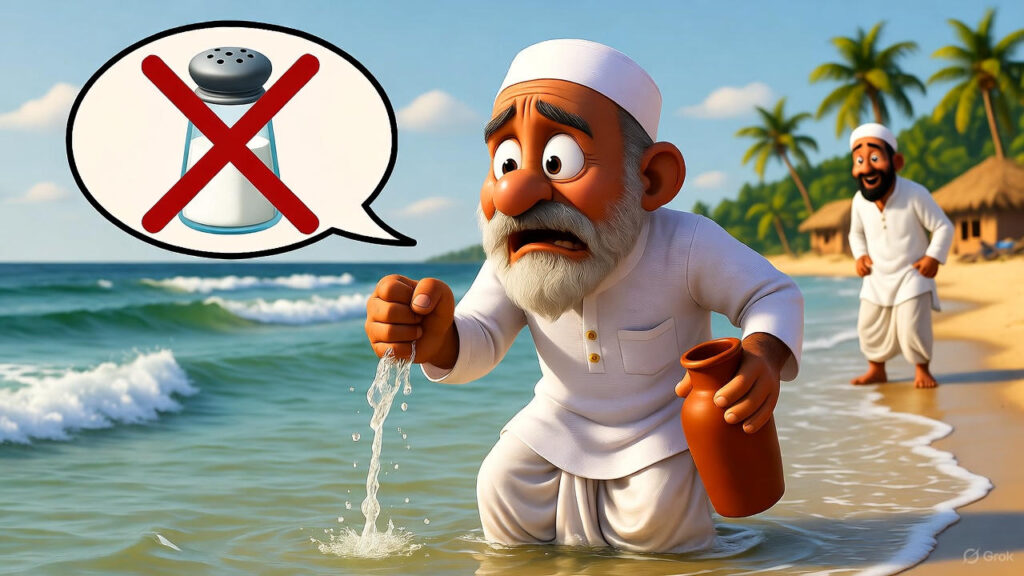 Mulla Tasting the Sea