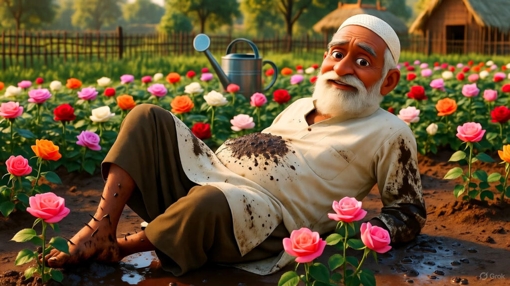 Thorns Tearing Clothes, Mud Sticking