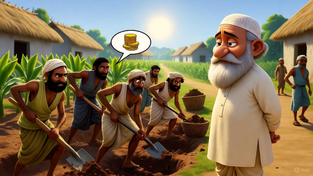 Workers Abandon Daily Work to Dig for Treasure