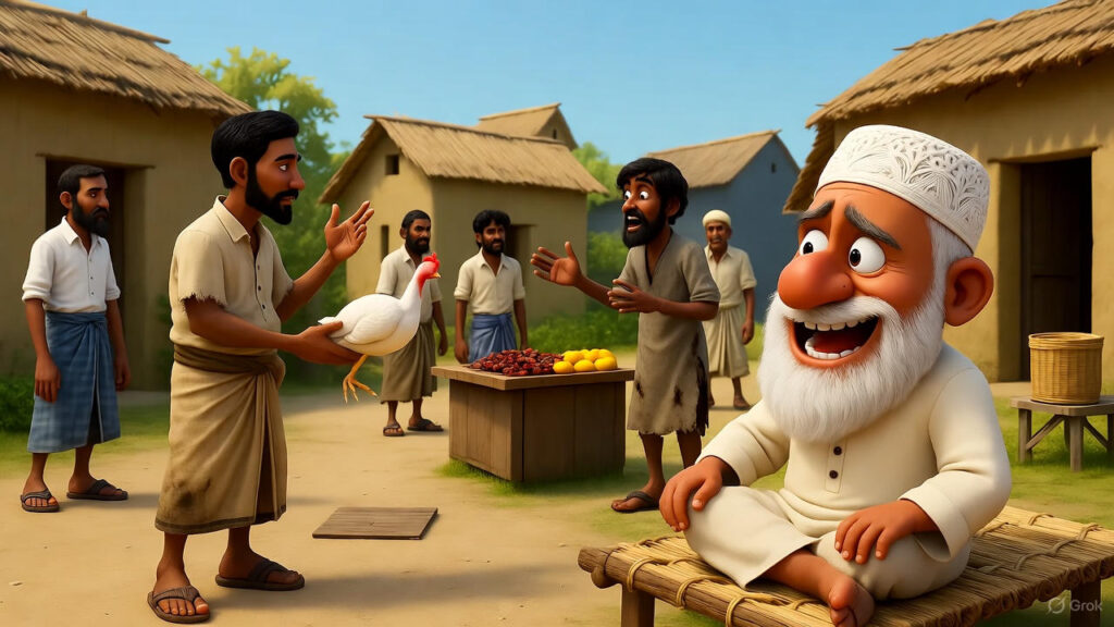 Mulla Sits to Enjoy the Fight