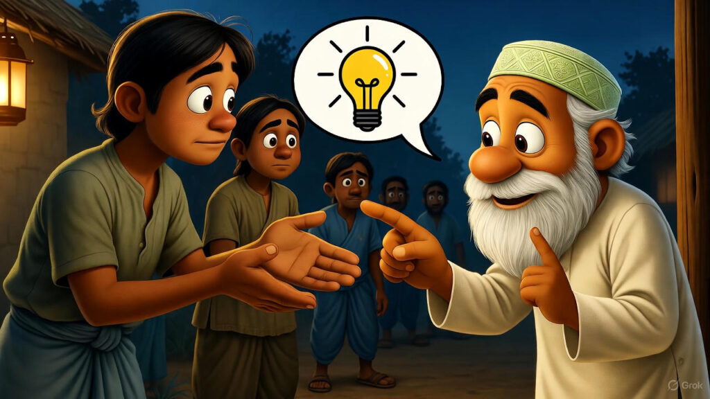 Mulla Examines Moon Supporters' Hands and Guesses Night Workers