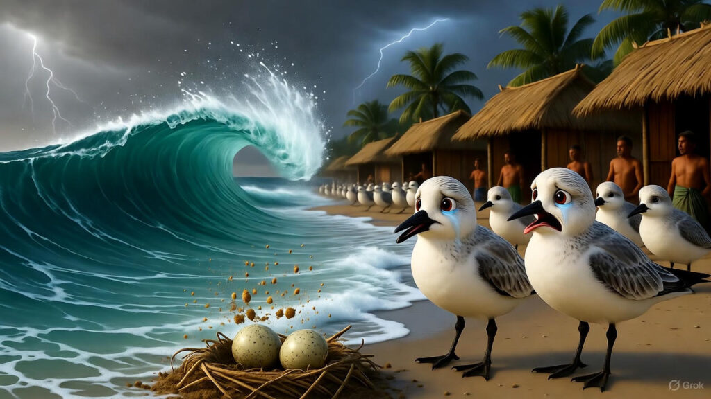 The Wave Destroys the Eggs