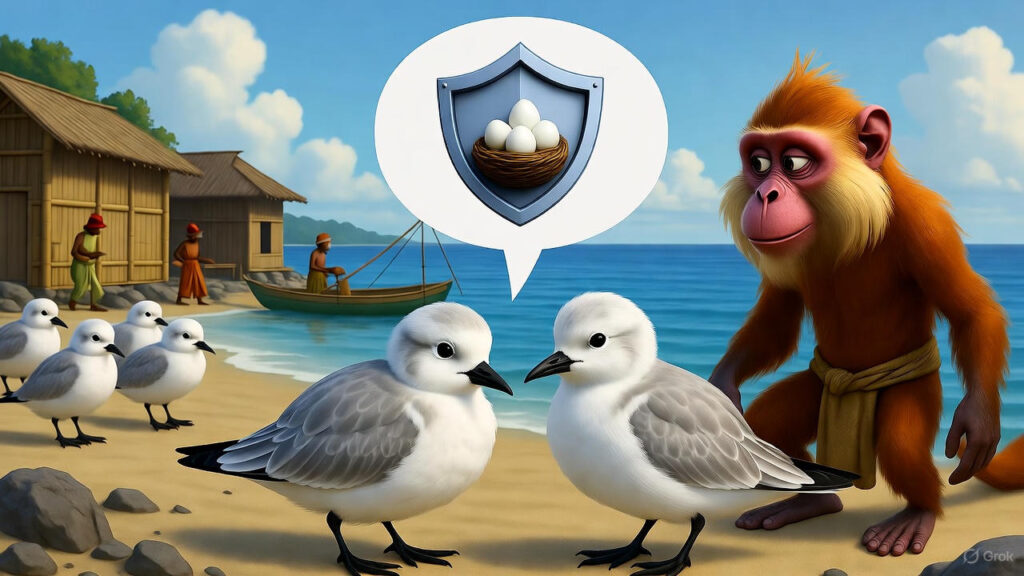 Birds Clarify Their Simple Request