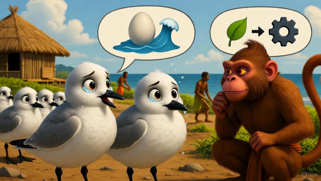 Birds Share Their Story with Hanuman