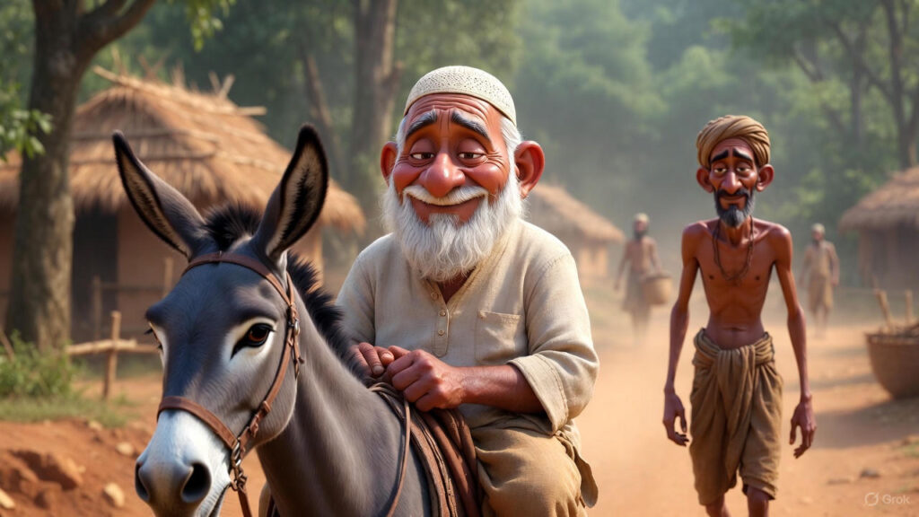 Mulla Riding and Spotting Friend