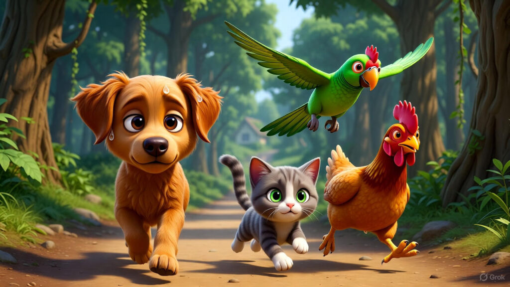 Entering the Forest Path