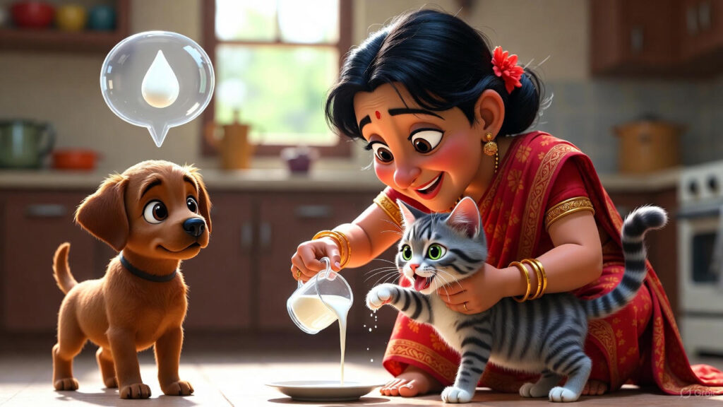 The Puppy's Mishap and Anger