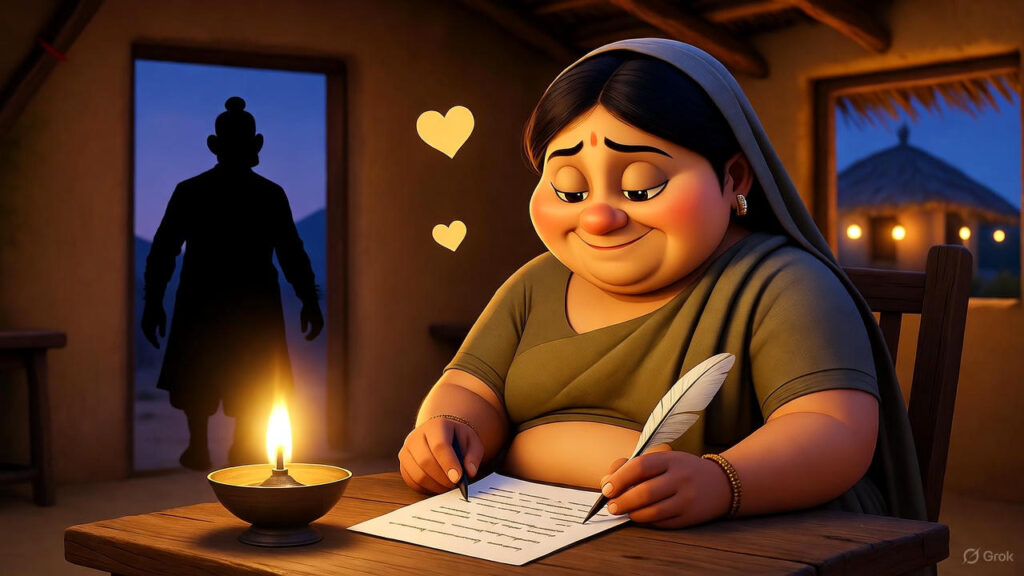 Wife Filling the Form