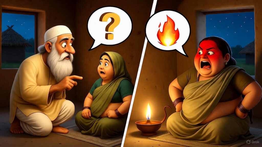 Mulla Asking His Wife's Age