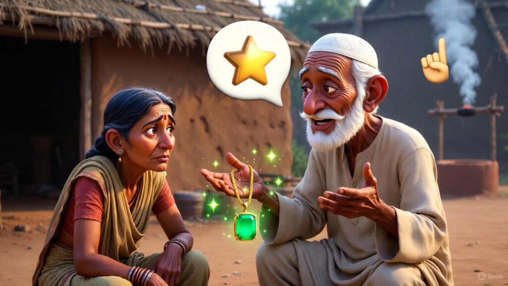 Explaining the Necklace's Power to Wife