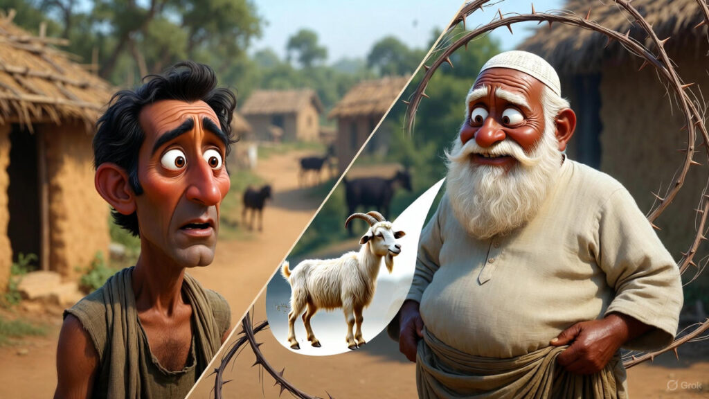 Mulla Explains Goats Getting Wool Caught in Thorns