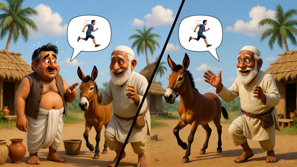 Merchant asks about speed and endurance; Mulla praises both equally, building frustration