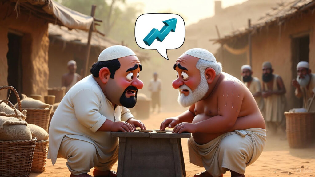 Moneylender's Thrilled Reaction and Questions