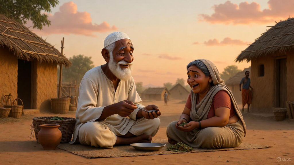 Happy Simple Life Turning to Noticing Miserliness