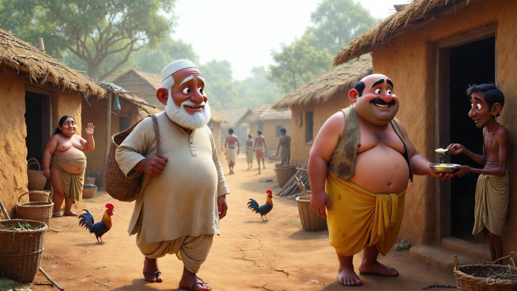  Mulla Sees the Merchant Begging from Another House