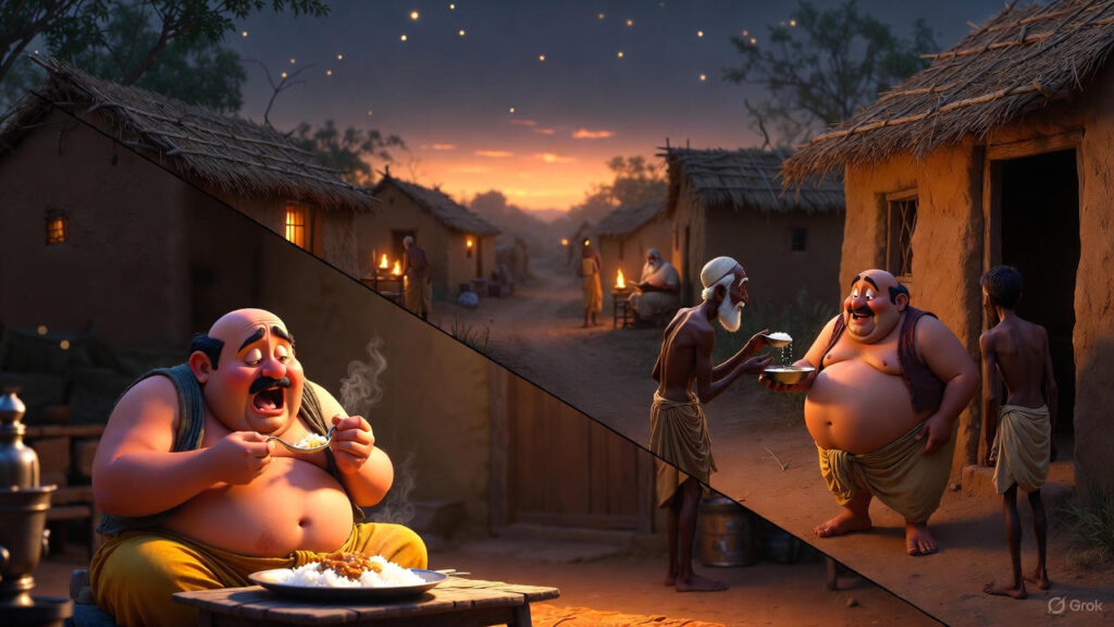 The Merchant's Habit of Begging Food